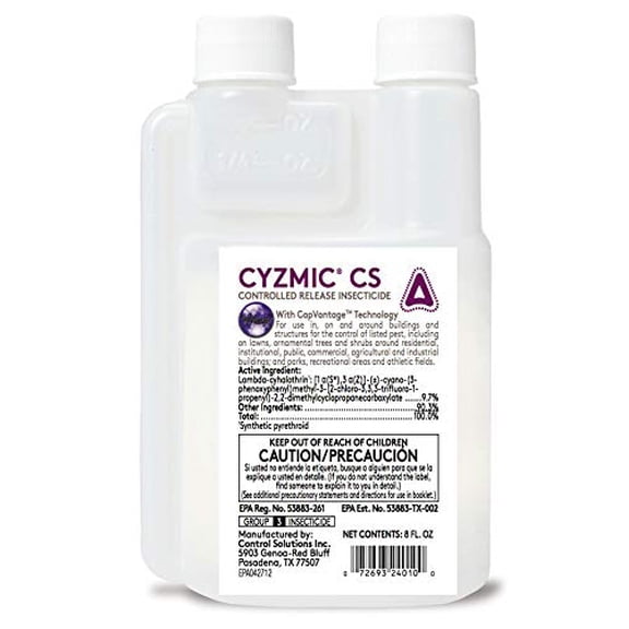 Control Solutions Cyzmic CS Micro-encapsulated Insecticide - 1 Bottle (8 oz)