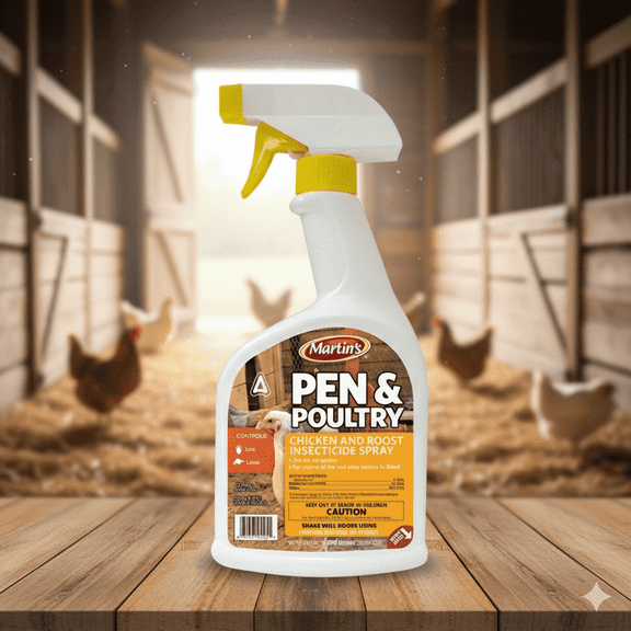 Control Solutions Martin's Pen & Poultry Insecticide Spray, 32 oz