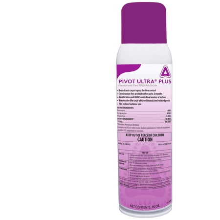 Control Solutions Pivot Ultra Plus - Aerosol Flea Insect Growth Regulator & Adulticide (15 oz)