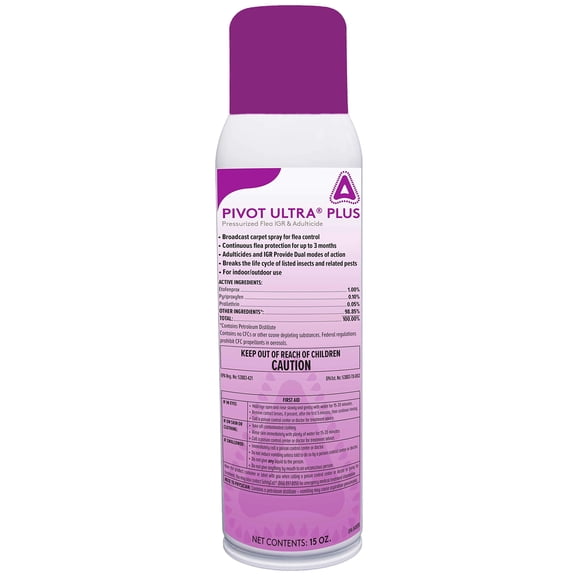 Control Solutions Pivot Ultra Plus - Aerosol Flea Insect Growth Regulator & Adulticide (15 oz)