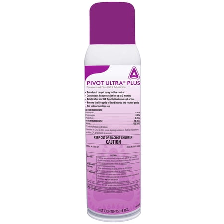 Control Solutions Pivot Ultra Plus - Aerosol Flea Insect Growth Regulator & Adulticide (15 oz)
