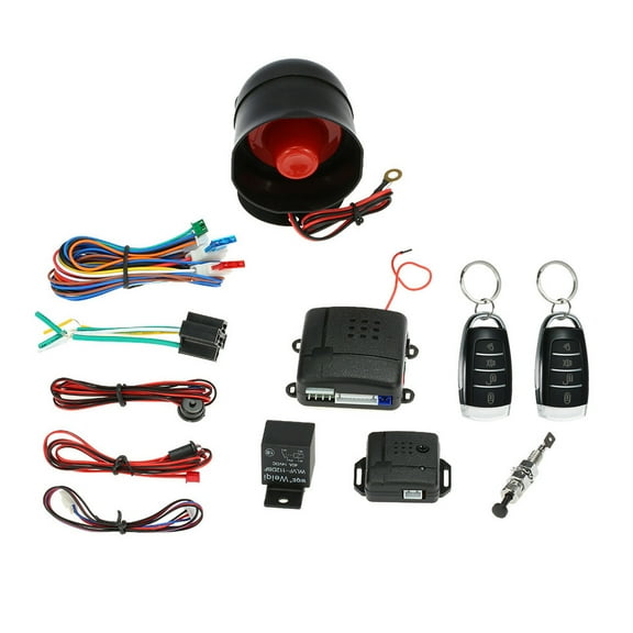 Alarm Universal Car Vehicle Security System Burglar Alarm  Anti-theft System 2 Remote