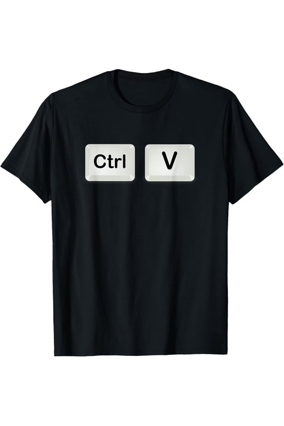 Control V - Ctrl V kid Toddler Keyboard Caps Ctrl V Adult T-Shirt