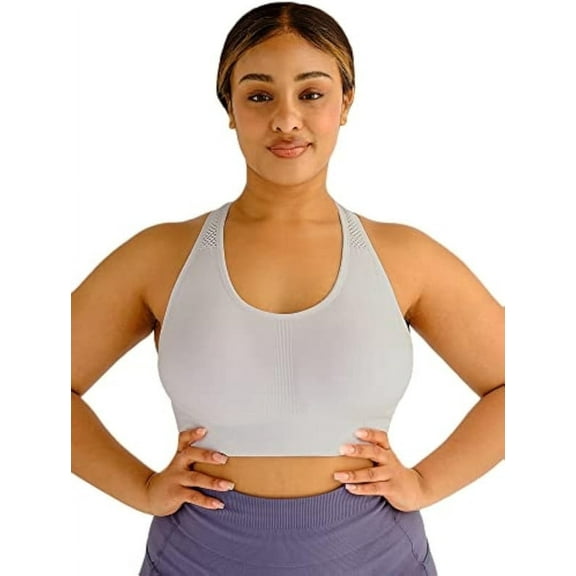 Under Control Women’s Adult Plus Size Active Seamless Core Sports Bra – High Support, Breathable, Comfortable Fit for Workout, Yoga & Everyday Wear Sports Bras