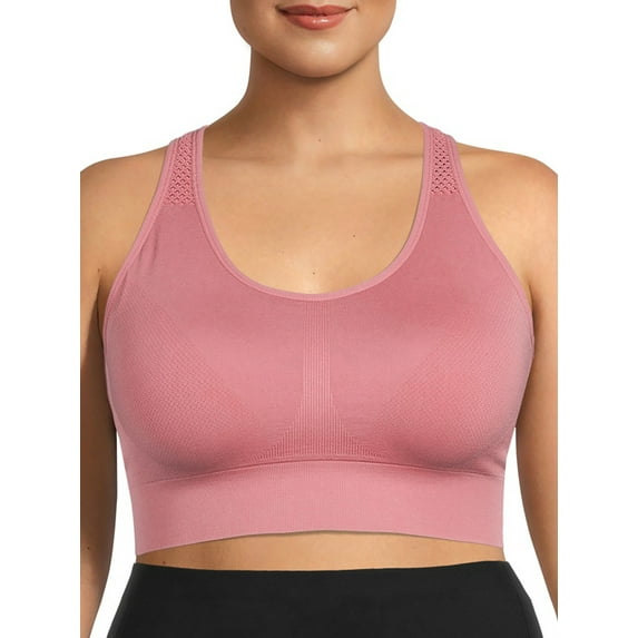 Under Control Women’s Adult Plus Size Active Seamless Core Sports Bra – High Support, Breathable, Comfortable Fit for Workout, Yoga & Everyday Wear Sports Bras