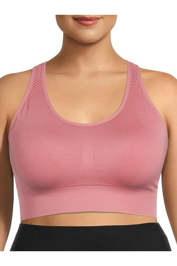Women's Plus Size Sports Bra High Support Seamless Racerback