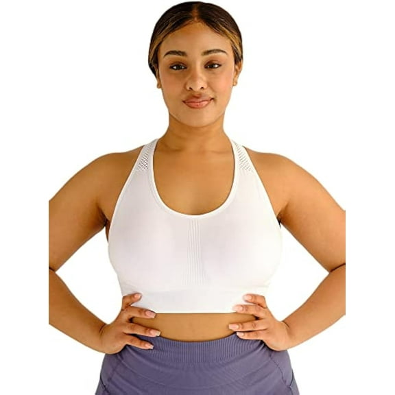 Under Control Women’s Adult Plus Size Active Seamless Core Sports Bra – High Support, Breathable, Comfortable Fit for Workout, Yoga & Everyday Wear Sports Bras