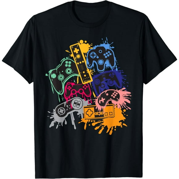 Control all the Things Video Game Controller Funny Creative Graphic T-Shirt