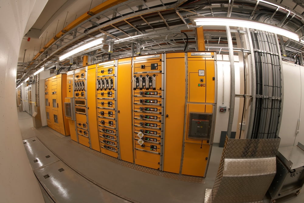 Control panels at The Fljotsdalvirkin Hydro Electric Power Plant Iceland Canvas Art - Panoramic Images (36 x 12)