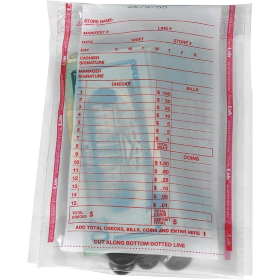 ControlTek, CNK585013, PermaLOK Bundle Bags, 1000 / Carton, Clear