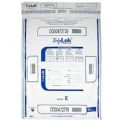 ControlTek TripLok 15"x20" White Deposit Bag with Pocket 50-Pack 585055