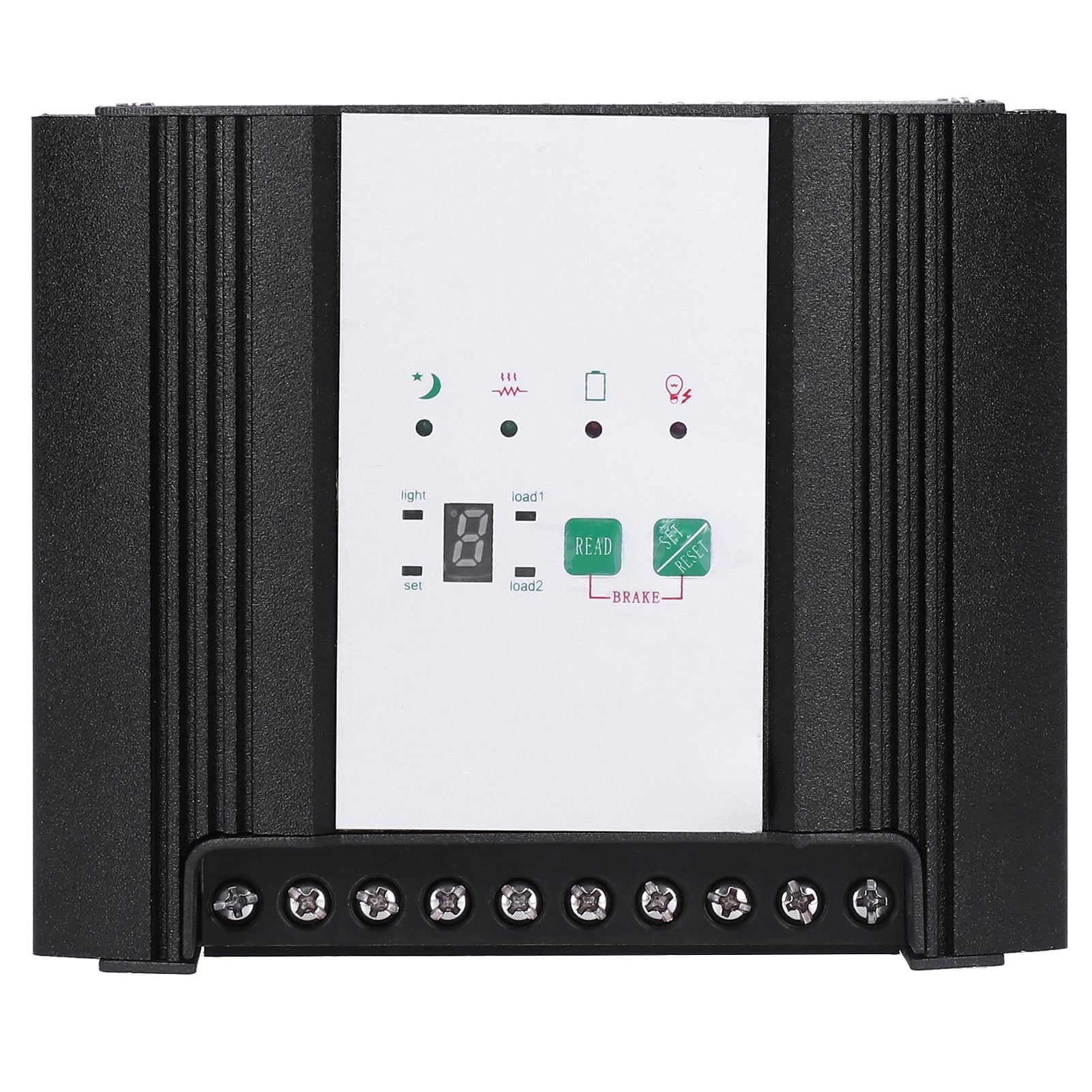 Controlador híbrido solar eólico, controlador híbrido de energía solar eólica, turbina eólica LED inteligente, energía solar de 600 W, 300 W, 24 V, controlador de batería automático con pantalla LCD g