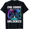 thumbnail image 1 of Controller 2Nd Grade Level Unlocked First Day Of School Boys T-Shirt Size S-5XL, 1 of 4