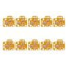 Controller Analog Stick Drift Fix Mod for PS4 PS5 Xbox One Gamepad (Gold 10Pcs)