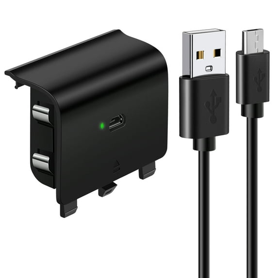 Controller Battery Pack For Xbox One Controller Rechargeable Battery Cover Xbox One X/S Xbox 1 Play And Charge Kit for Xbox One Wireless Controller Black With Charger Cable