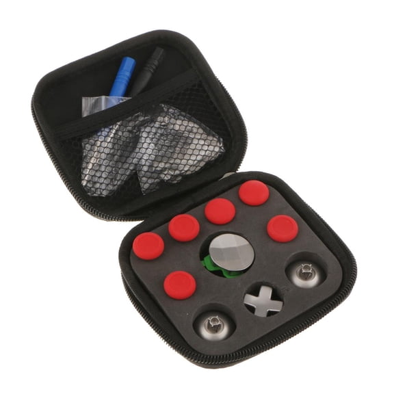 Controller Bumper Full Buttons Repair s Replacement Parts left button right button LT RT + T8 Screwdriver + Bag Red