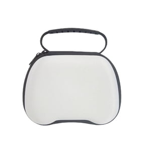 Controller Case Compatible with Switch Pro Controller, PS5, PS4, Xbox Controller and More Hard Protective Cover Travel Carrying Case Portable Storage Bag(White)