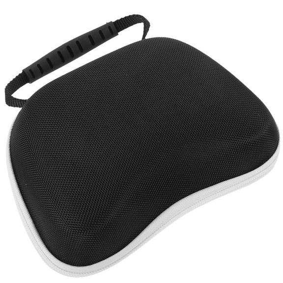 SEWOART Black Hard Shell Eva Game Controller Case with Mesh Pocket and Portable Strap for Home Use