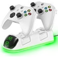 Controller Charger Station for Xbox Series/OneX/S/Elite with 2 x 4800 mWh Rechargeable Battery
