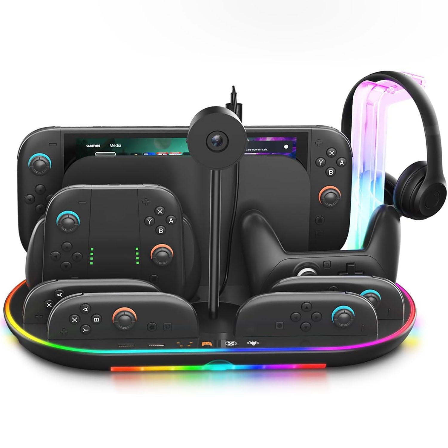 Charger Dock Nintendo Switch Docking Station Uk Charging Station Nintendo Switch Joycons Uk Charging Dock For Nintendo  Switch Controller Joy Con Games New