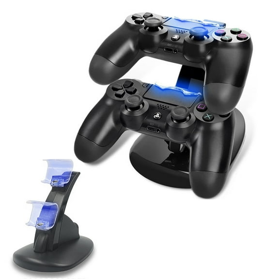 Controller Charging Dock Stand for PS4,USB Dual Charger Station Accessory with LED Indicator for Playstation 4 / PS4 Slim Pro and PSVR Controller