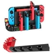 thumbnail image 1 of Controller Charging Dock Station Compatible with Nintendo Switch & OLED Model Joycons,with 9 Game Slots(Joy cons not including), 1 of 6