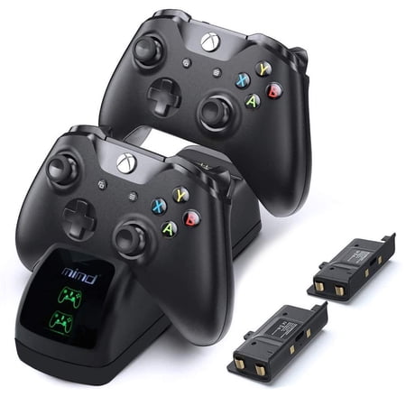 Controller Controller Charger for Xbox, Rechargeable for Xbox Charging Station with 2pcs 1200mAh Rechargeable