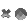 thumbnail image 1 of Controller D Pads Replacement Directional Button Metal Faceted Standard D Pad for Xbox One Elite Elite Series 2 Silver, 1 of 5