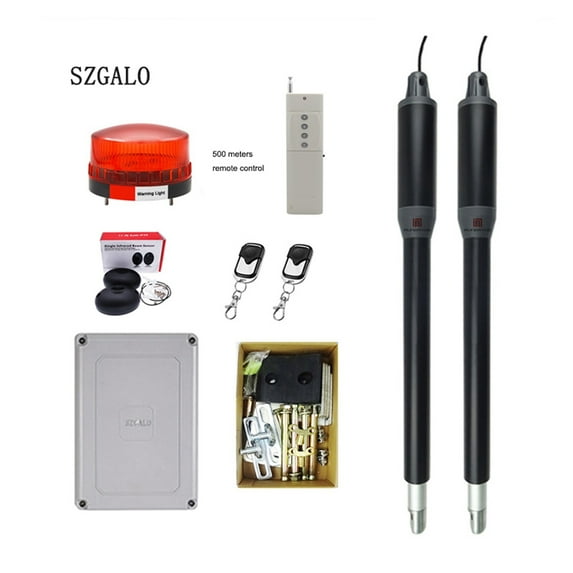 Controller Electric Linear Actuator 300kgs Engine Motor System Automatic Swing Gate Opener With Dual Thick Arms KIT ,Long Lasting