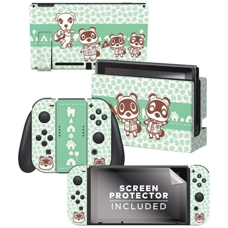 Controller Gear, Animal Crossing New Horizons Skin Set, Nintendo Switch,  Toom Nook & Friends, SKNIXXN5G-0MTNF