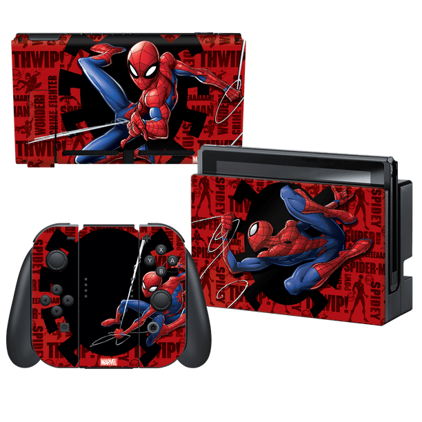 Controller Gear Nintendo Switch Skin Set-spiderman Web