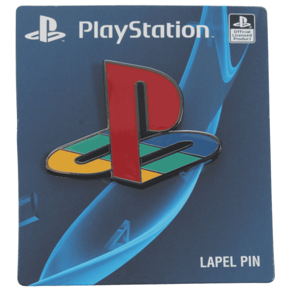Controller Gear Official Licensed Product PlayStation Logo Lapel Pin Limited Edition Retro PS1 PS2 Badge