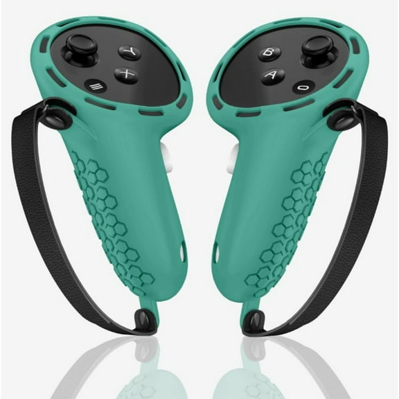 Controller Grip for Oculus Meta Quest 3S Oculus Quest 3 VR Accessories Grips Cover for VR Touch Controllers Straps Silicone Covers Protector with Non-Slip Thumbstick Covers