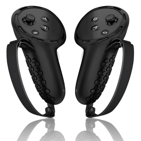 Controller Grip for Oculus Meta Quest 3S Oculus Quest 3 VR Accessories Grips Cover for VR Touch Controllers Straps Silicone Covers Protector with Non-Slip Thumbstick Covers