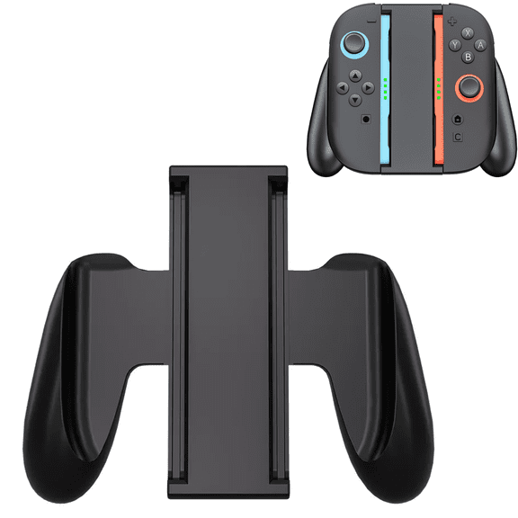 Controller Grip for Switch 2 Controllers, Handle Grip Holder with Magnetic Connection, Pro Style Layout Gamepad Grip Stand, Comfortable Gamepad Handle Holder Accessories 2 Without Charging Function