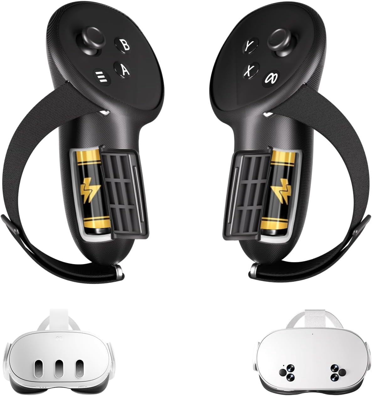 Controller Grips Cover for Meta Quest 3s and Meta Quest 3, Adjustable ...