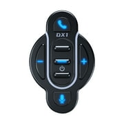 Controller,Handlebar Remote Media Button Waterproof Call Remote Bt5.4 Media With Ipx6 Waterproof Button With Ipx6 Remote Voice Button Remote Bike Voice Media Black