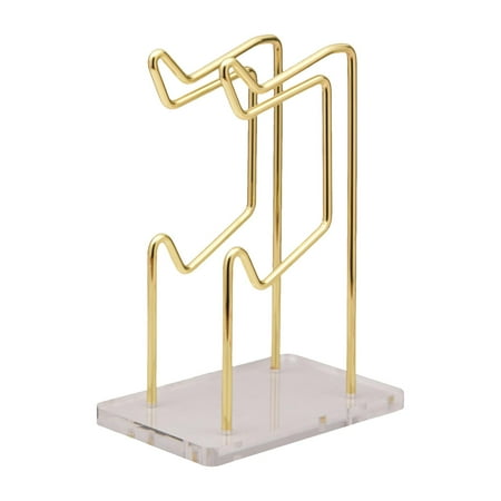 Controller Holder Gamepad Display Rack Headset Hanger Gamepad Desktop Stand , Golden Detachable