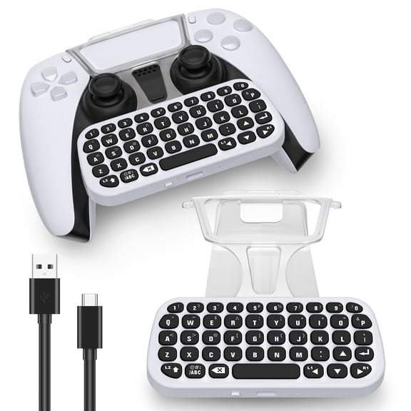 Controller Keyboard For PS5, Chatpad Wireless Wireless Mini Keyboard Controller Accessories, Compatible With for ps5 Controllers And Edge Controllers