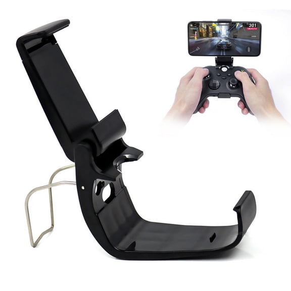 Controller Mobile Gaming Clip for Xbox Series S X, Foldable Controller Phone Mount, Adjustable Phone Holder Clamp