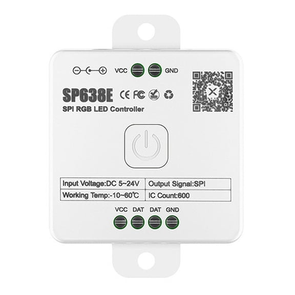 Controller Music Sync Addressable Rgb Led Controller Dc5V-24V, Diy Color Effects Sp63Ae YIWEI