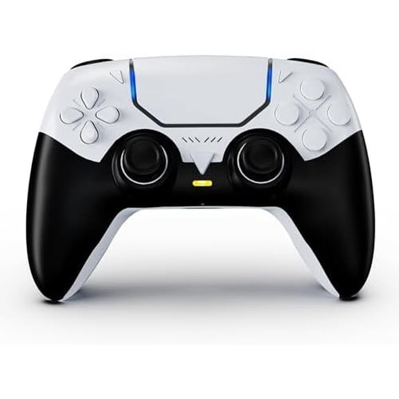 Controller for P5, P 5 Remote Compatible with P 5/PC/Steam Deck, Support Programmable, Vibration, 6-Axis Sensor, Speaker, Mute, and Audio Jack (White)