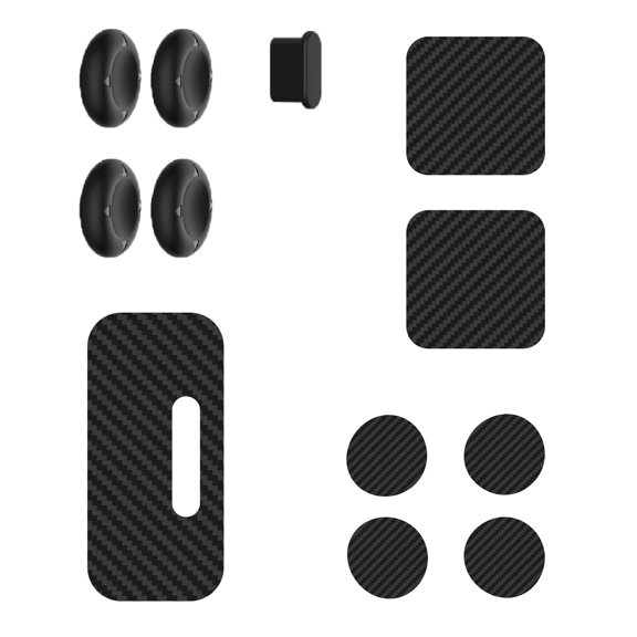 Controller Protective Stickers Touchpad Charging Dock Joystick Caps ABYX Button Adhesive Stickers Game Handle Accessory