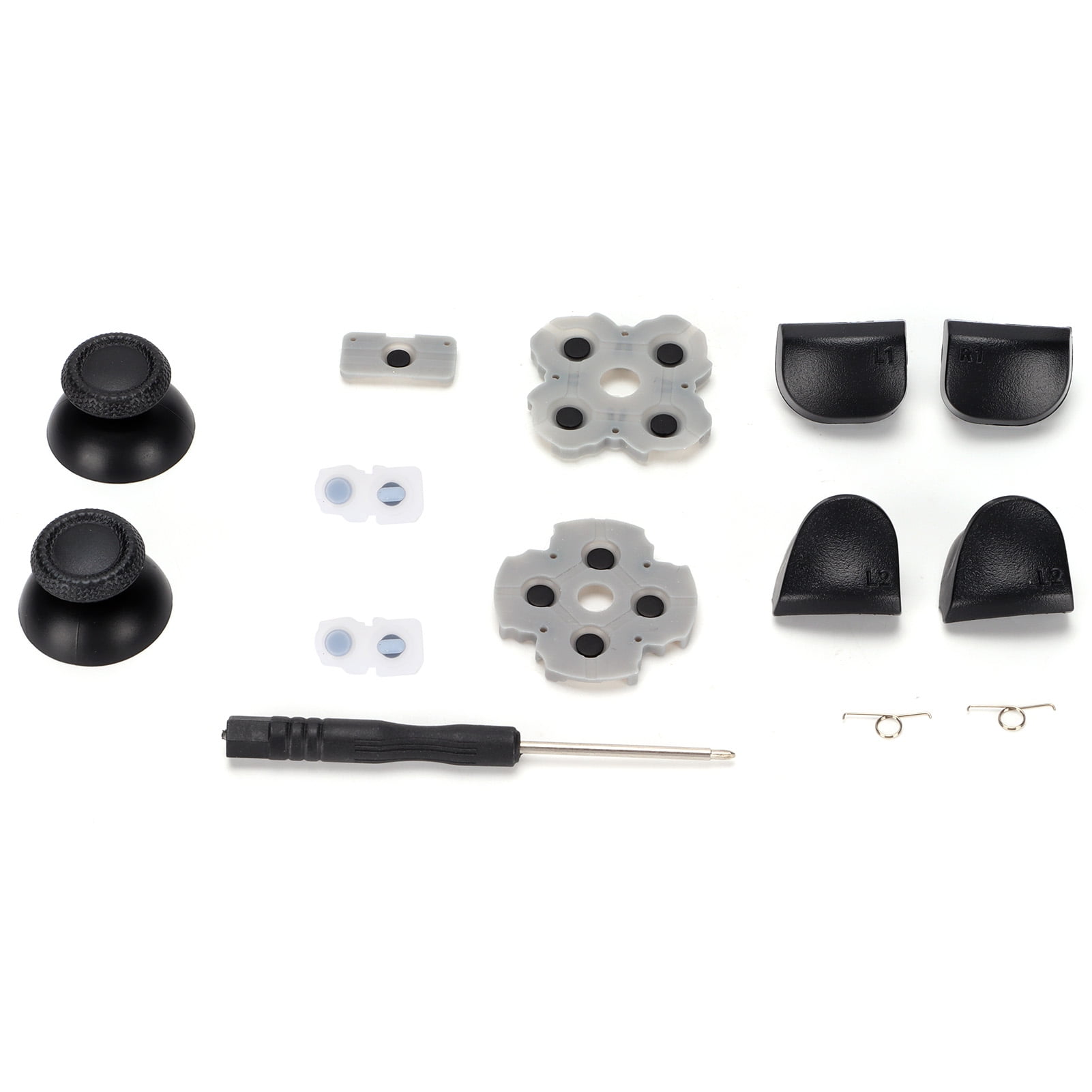 Controller Replacement Kit for PS5 Handle Conductive Rubber Pad Rocker ...