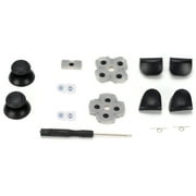 Controller Replacement Kit for PS5 Handle Conductive Rubber Pad Rocker 3D Plastic Cap L12 Replacement Buttons Set