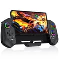 thumbnail image 1 of Game Controller for Switch/OLED, all-in-one handheld controller. With Hall Joystick, Adjustable LED Light, Turbo, 6-Axis Gyroscope, Dual Motor Vibration, 4 Game Slots Gamepad Replacement-Black, 1 of 7