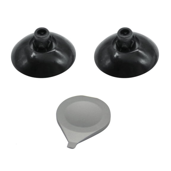 Controller Thumb Stick Grip Thumbstick Cap Cover 3Pcs Metal Thumbstick Bases
