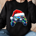thumbnail image 1 of Controller Video Game Boys Holiday Icon Gamer Sweatshirt, up to size 5XL, 1 of 2
