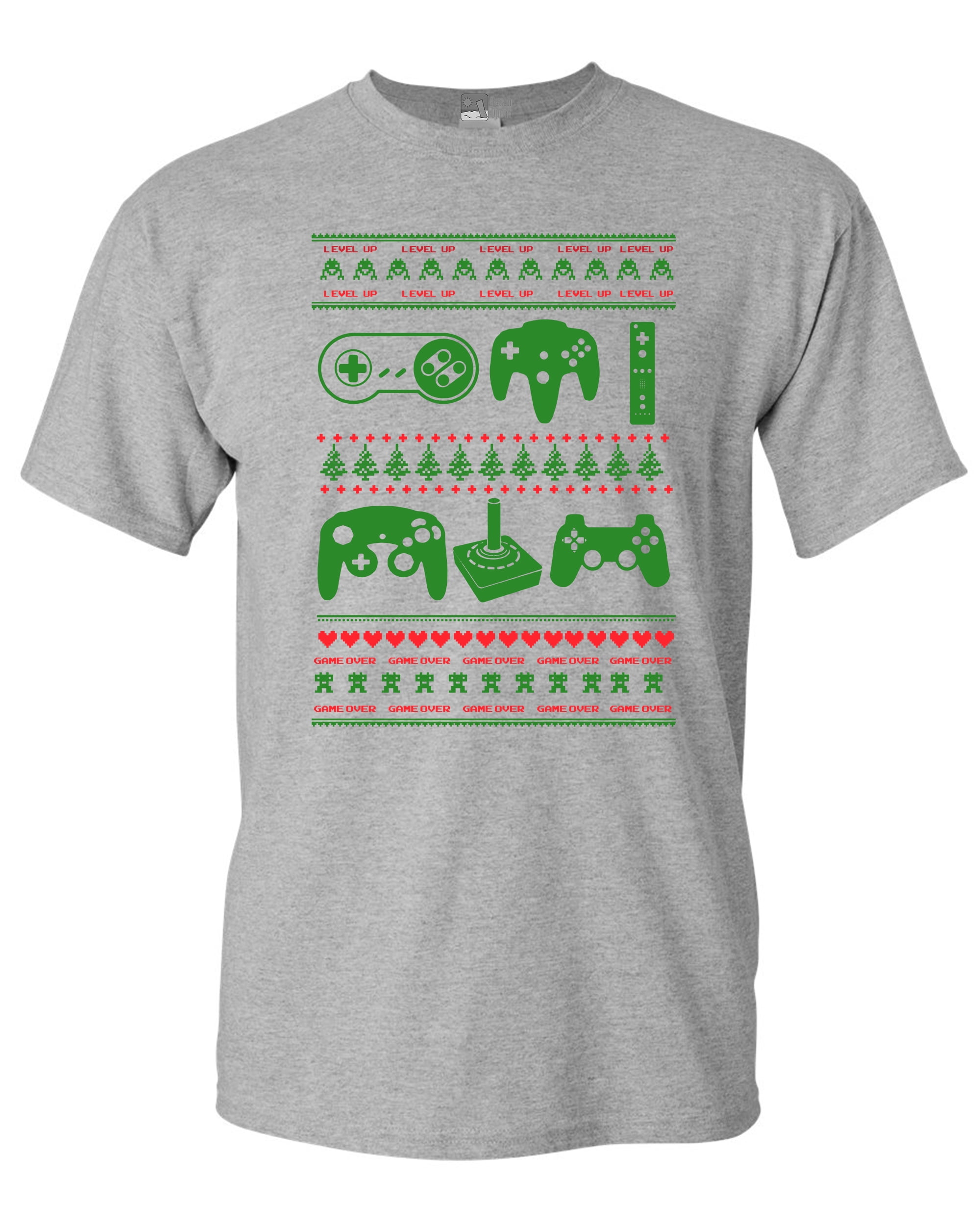 Controller Video Games Ugly Christmas Funny DT Adult T-Shirt Tee -  Walmart.com