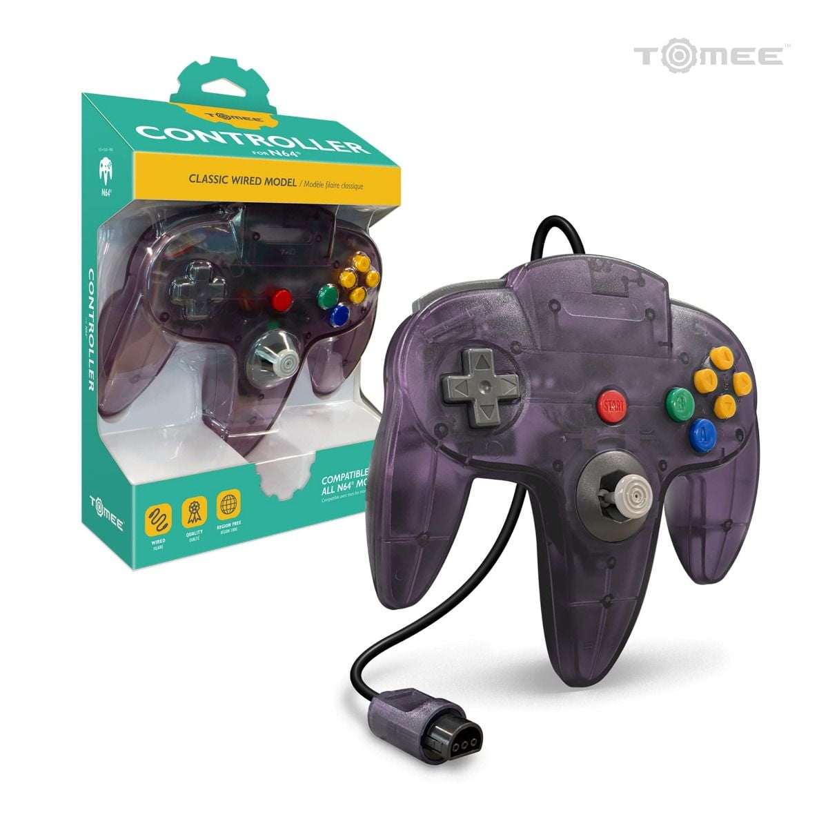 Controller for N64® (Blue) – Tomee - Walmart.com